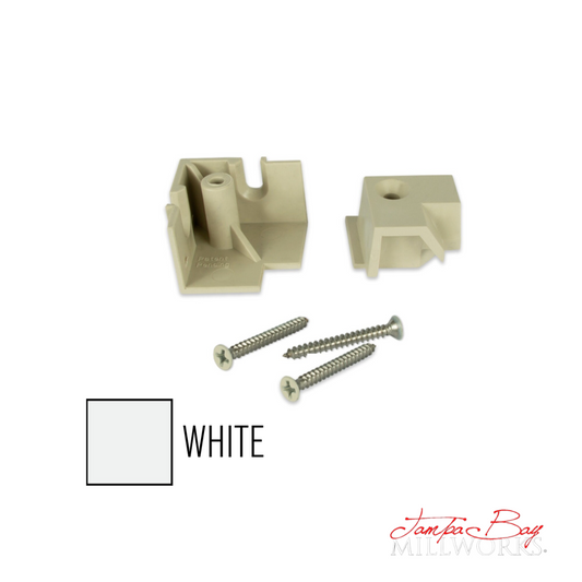 Screeneze SE Plinth Flush Mt White Kit SEFMWHT