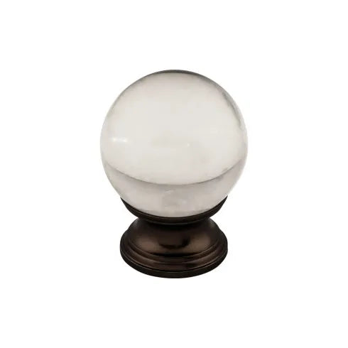 Clarity Clear Glass Knob - Serene Collection