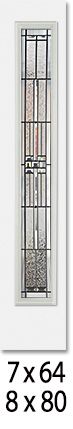 Templar - Decorative Glass Black Patina (Glass Insert Only)