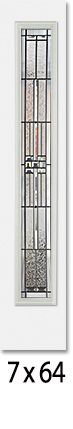 Templar - Decorative Glass Black Patina (Glass Insert Only)