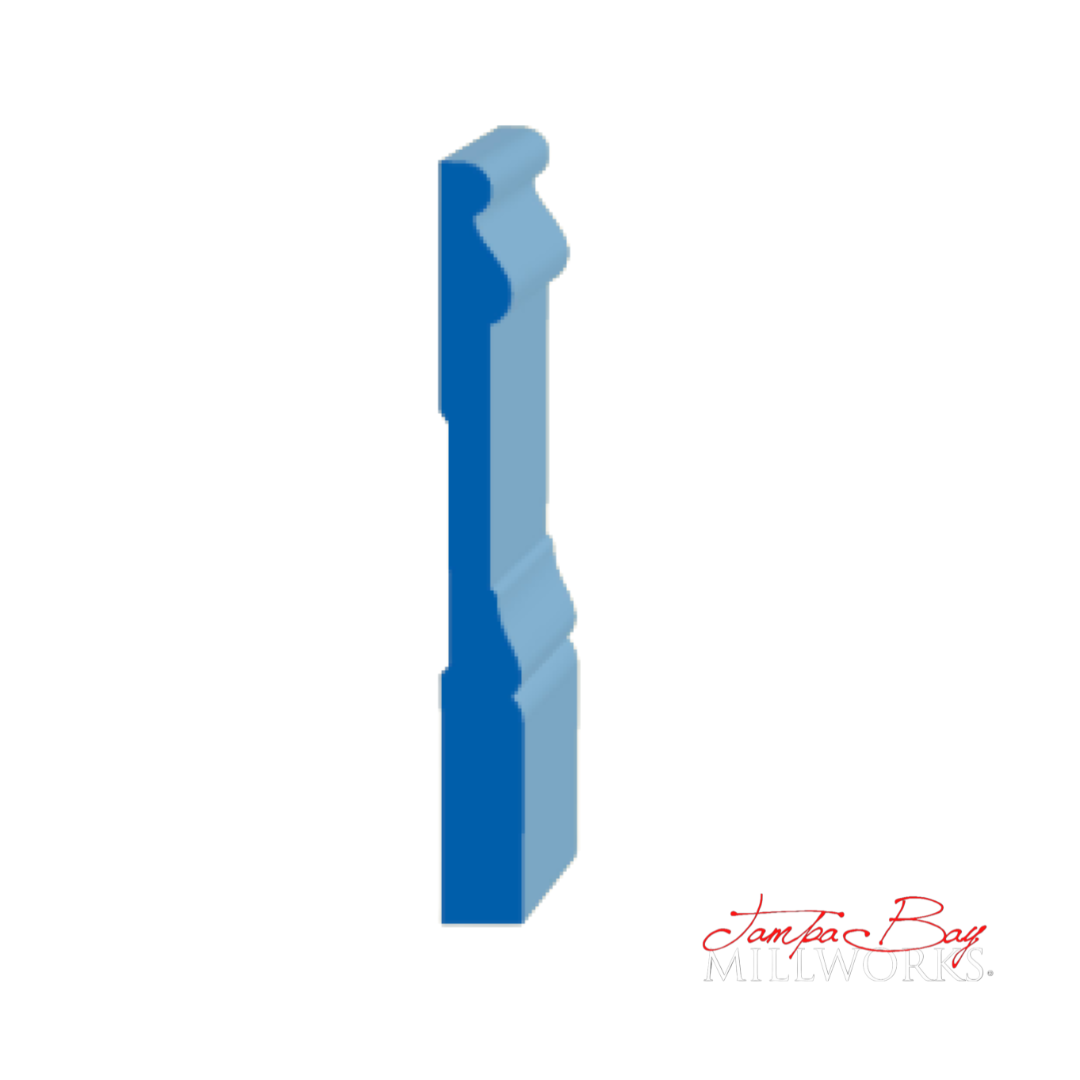 Base: VIC (Victorian) 5 1/4 Primed Finger Joint Pine (9/16"x5-1/4") 8' or 16'