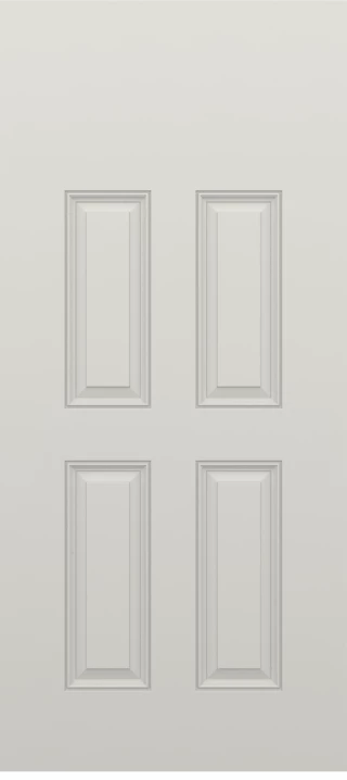 SLAB: Fiberglass Smooth 4-Panel Raised Blank Top DRS40 (unfinished)