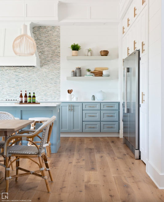 Flooring: ASPEN HILLS Engineered Hardwood Medallion Collection by Naturally Aged Flooring *add 1 handling fee to order