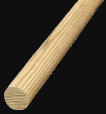 WM232 Closet Pole 1-1/4 Clear Pine 14'