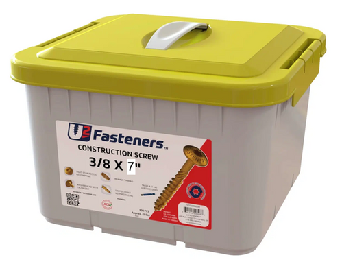 S22107000B U2 Fasteners U2CS 3/8 x 7 Bulk QTY(300)