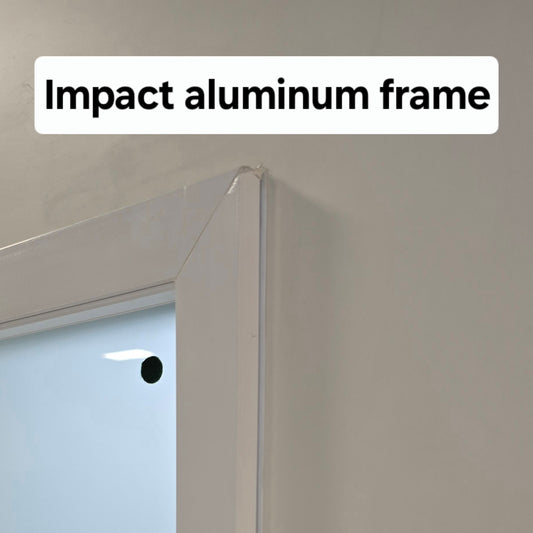 Pre-Hung Fiberglass Smooth w/ Mini Blinds Low-E Clear Glass Insert 1-3/4" Plastpro FL# 17347