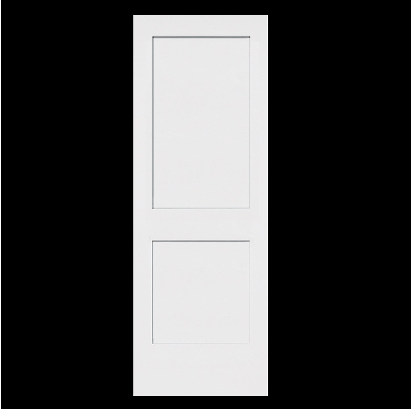 Slab:Monroe 2-Panel Smooth Monroe Solid Core Slab 1 3/4" 20 min Fire Rated