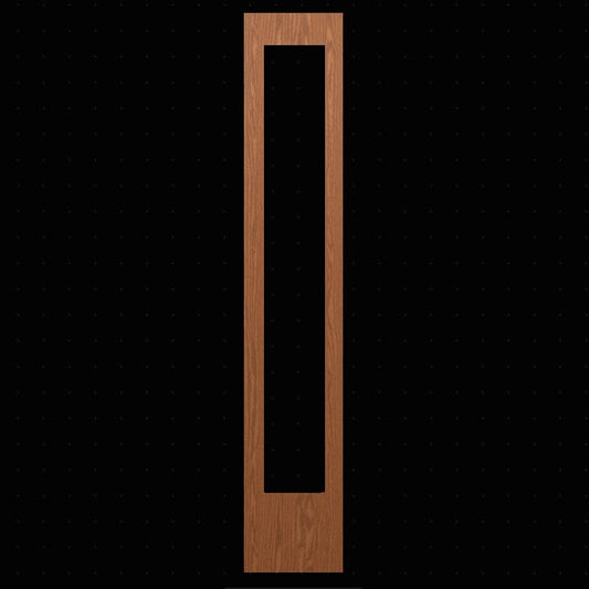 SLAB: Fiberglass Oak WG Texture Flush Sidelite w/cutout 8"x80" SLG00/SLG0080 (unfinished)