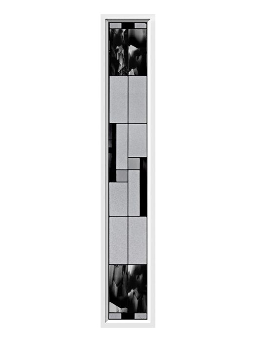 Onyx - Decorative Glass Black Patina Caming (Glass Insert Only)