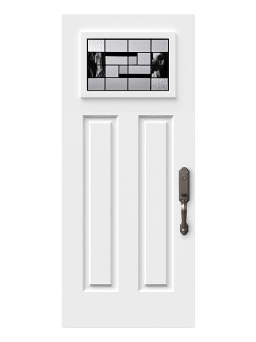 Onyx - Decorative Glass Black Patina Caming (Glass Insert Only)