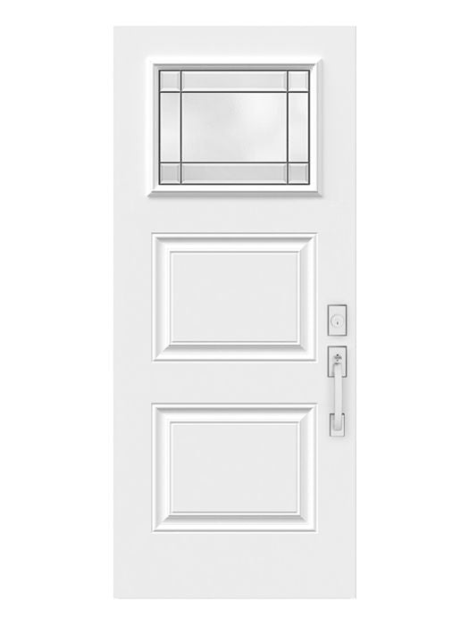 Celeste - Decorative Glass black Patina (Glass Insert Only)