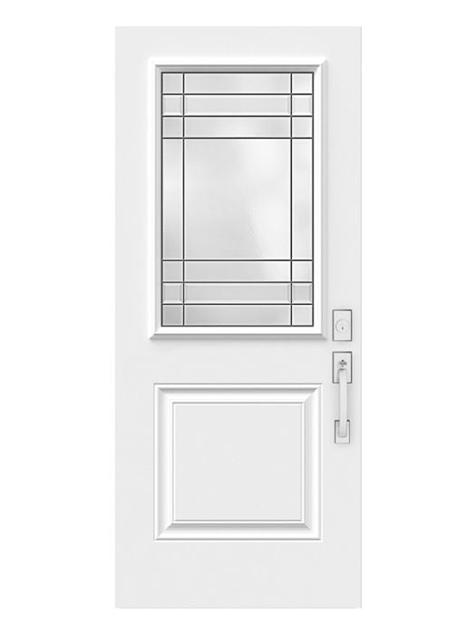 Celeste - Decorative Glass black Patina (Glass Insert Only)