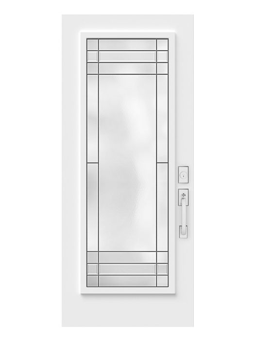 Celeste - Decorative Glass black Patina (Glass Insert Only)