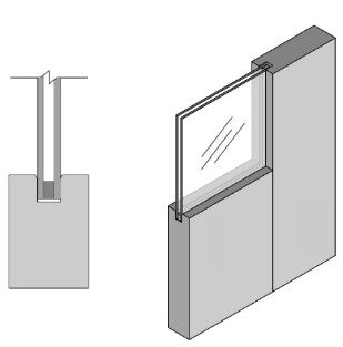 Single Pre-hung: Primed MDF 1-Lite Frosted Shaker on a Primed Finger Joint Flat Jamb Bundle