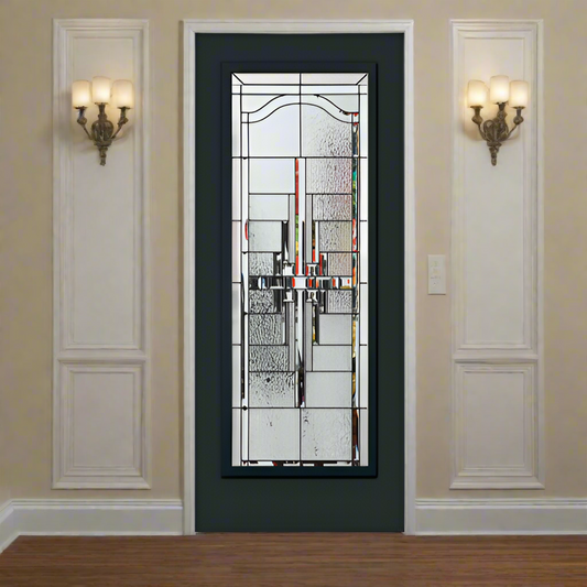 Pre-Hung Fiberglass Smooth w/Templar Glass Insert 1-3/4" Plastpro FL# 17347