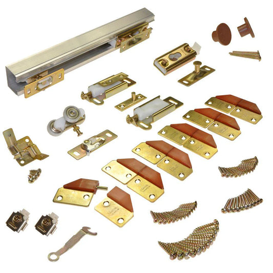 #100 FD484 Heavy Duty Bifold Track & Hardware Set