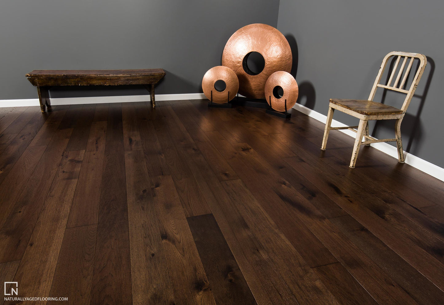 Flooring: COUNTRYSIDE Engineered Hardwood Royal Collection by Naturally Aged Flooring *add 1 handling fee to order