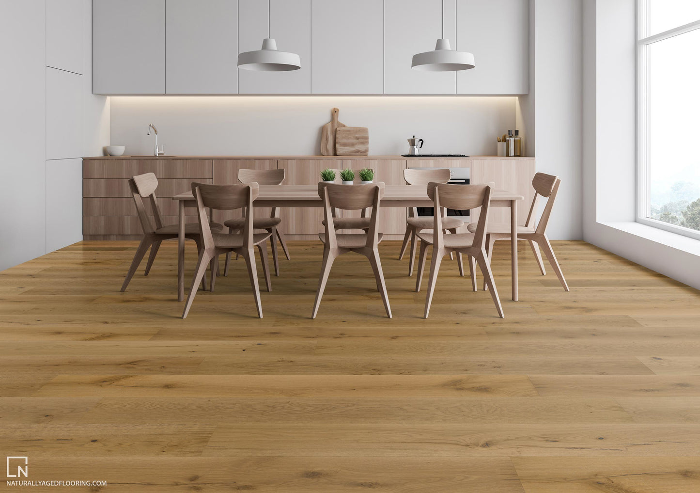 Flooring: CREST Engineered Hardwood Pinnacle Collection by Naturally Aged Flooring *add 1 handling fee to order