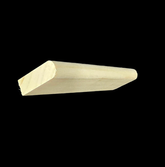 Poplar: Parting Strip  1/2" x 1"  Clear Poplar - random lengths - sold by the foot - (call warehouse for lengths)