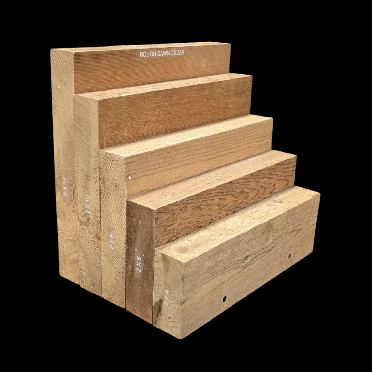 CEDAR:2X12 CEDAR Rough (Call for available lengths in stock)