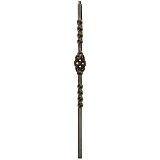 NEWL-BASK48 2450 Newel - Single Basket *use with 1-3/16" NC-101 / 1-3/16" Sq.