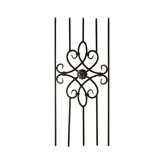 M-555 2492 5 Leg Panel 1/2" Sq. Baluster *use with 1/2" shoes and knuckles