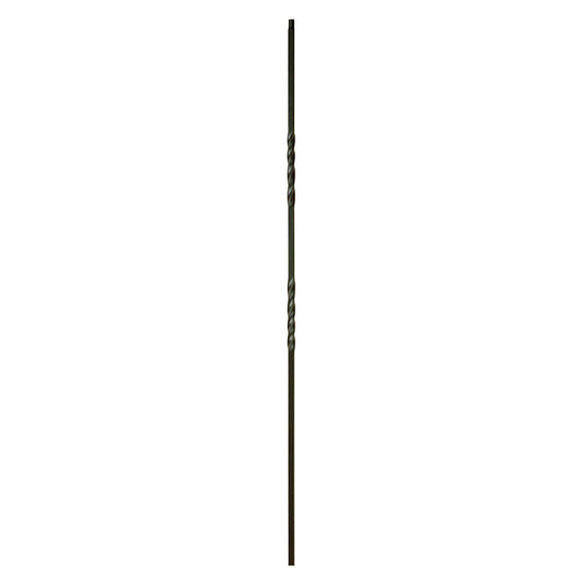 2TW44 2551 Twist & Basket Series Baluster Double Twist 1/2" Sq.