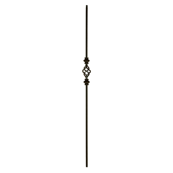 2KNUC1BASK 2558 Versatile Series Baluster Double Knuckle-Single Basket 1/2" Sq.