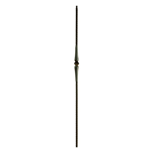 M14044 2570 Gothic Series Baluster Sgl Knuckle w/ Spoons 9/16" Sq.