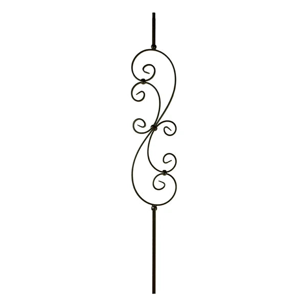M30144 2580 Scroll Series Baluster Large Scroll 1/2" Sq.