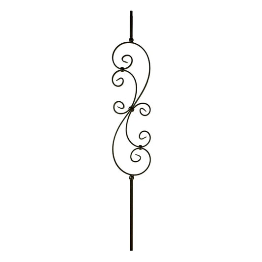 M30144 2580 Scroll Series Baluster Large Scroll 1/2" Sq.