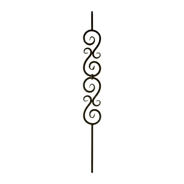 M32644 2583 Scroll Series Baluster Double Scroll 1/2" Sq.