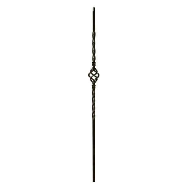 KW-1BASK 2652 Knee Wall Series Baluster - 36" Sgl Basket 1/2" Sq.