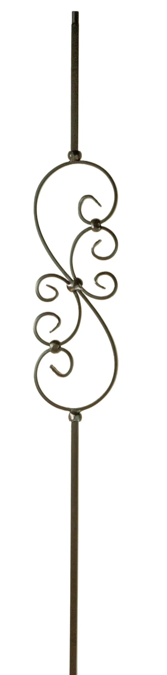 M50144 2585 Scroll Series Baluster Small Scroll 1/2" Sq.