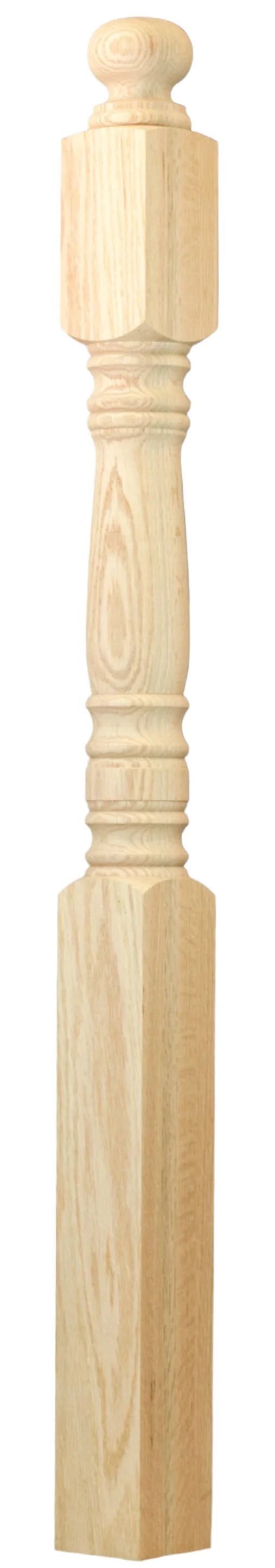 C-4008 Hampton Series Starting Newel Size 3-1/2" x 56",6-1/2" Top Block