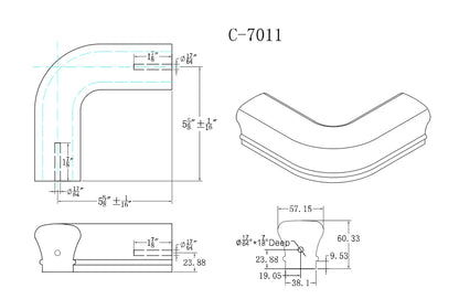 C-7C11 Chatham Series Fittings Level Quaterturn