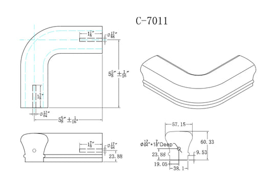 C-7C11 Chatham Series Fittings Level Quaterturn