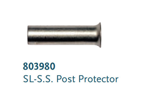 SL-S.S. POST PROTECTOR (4 pk) - 3/4" Stainless Steel Post Protector Tube (4 pack) 3/4" * *1/8" Cable w/ Type 316 Stainless Steel