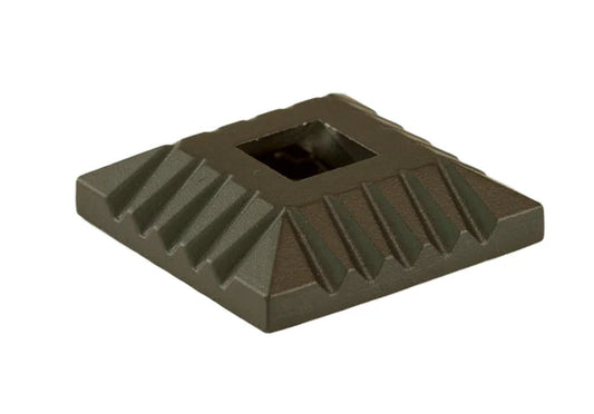 M-022 2912 Square Scalloped Shoe - 1/2" Sq.