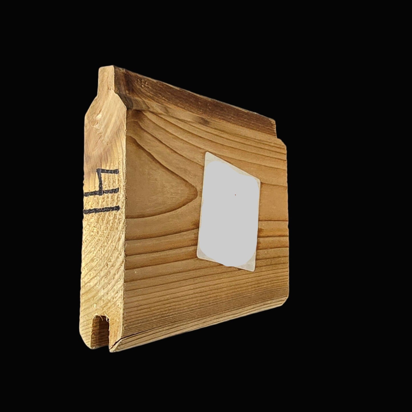 Logan: #41 CEDAR 1x4 STK T&G V2S Face/Rough Back KD (6 pc. Pack)