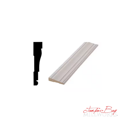 Casing:445 Primed Finger Joint Pine 3-1/4" CASING