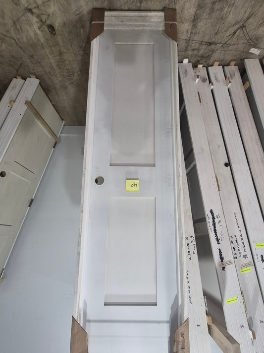 CLEARANCE - Interior Door 48 - Pre-hung Left Hand Swing 2/0(24")x6/8(80")x 1-3/8" Primed MDF Smooth 1-Panel True Shaker SC