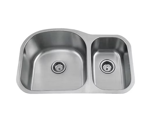 PROHS - Kitchen Sink -  PROHS 70/30 Double Bowl Stainless Steel Undermount Kitchen Sink