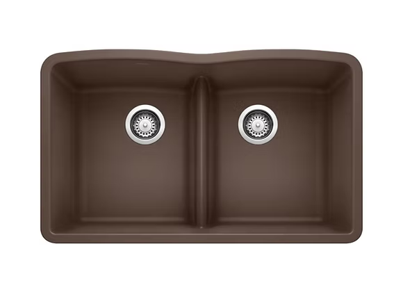 PROHS - Kitchen Sinks - Blanco Diamond Equal Low Divide Granite Composite Kitchen Sink