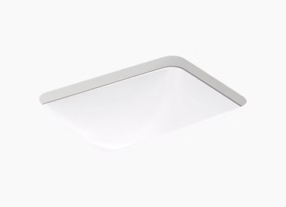 PROHS - Vanity Sink - KOHLER Caxton Rectangular Vitreous China Vanity Sink