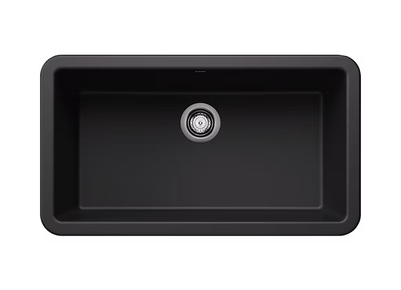 PROHS - Kitchen Sinks - Blanco Ikon 33" Apron Front Granite Composite Kitchen Sink