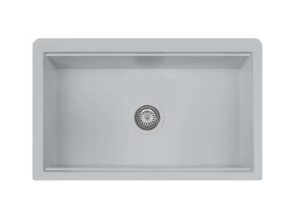 PROHS - Kitchen Sinks - Q Ancona Apron Front Ledged Granite Composite Kitchen Sink