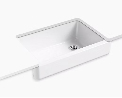 PROHS - Kitchen Sink - KOHLER Whitehaven Cast Iron Short Apron Kitchen Sink