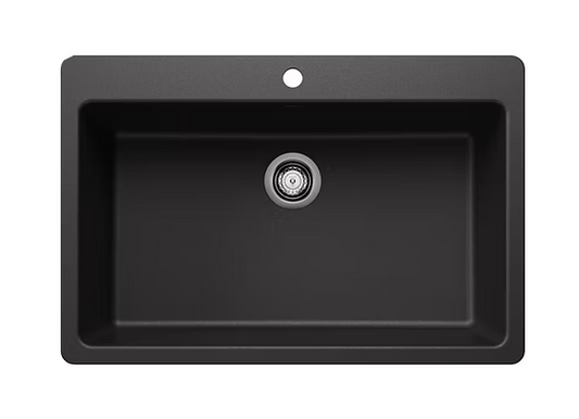 PROHS - Kitchen Sinks - Blanco Liven Super Single Bowl Granite Composite Kitchen Sink