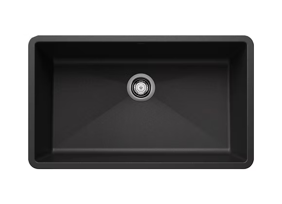 PROHS - Kitchen Sinks - Blanco Precis Super Single Bowl Granite Composite Kitchen Sink